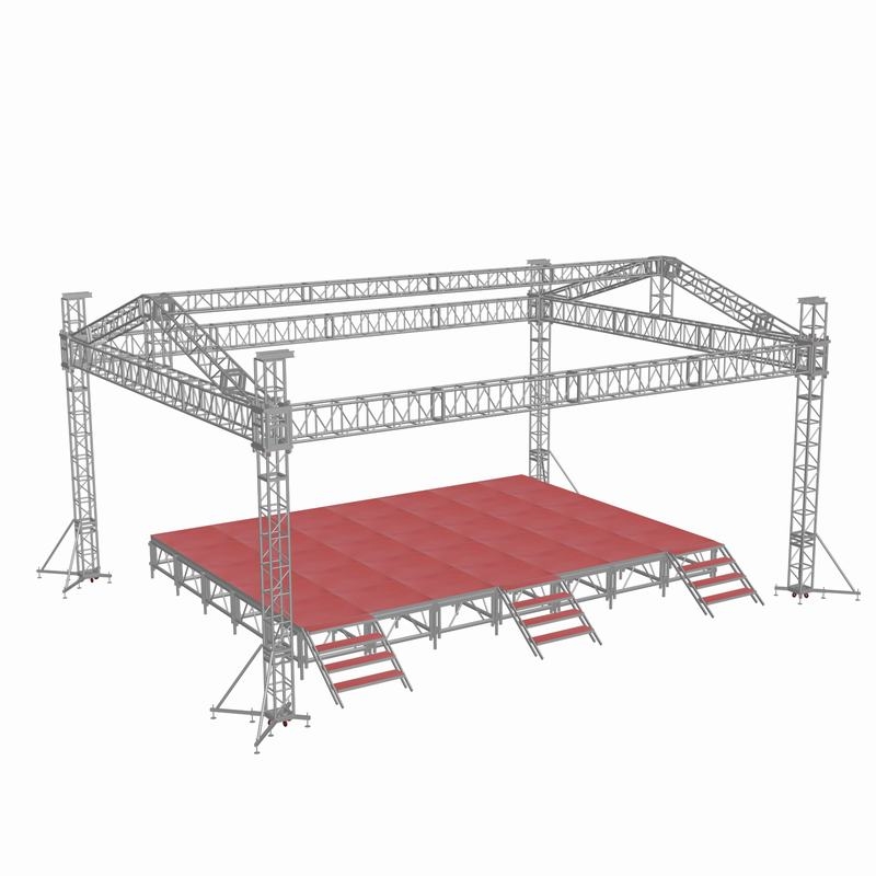 鋁合金舞臺桁架設計圖