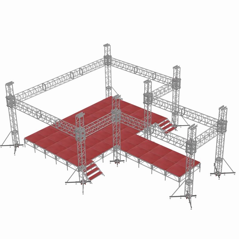 鋁合金舞臺桁架設計圖